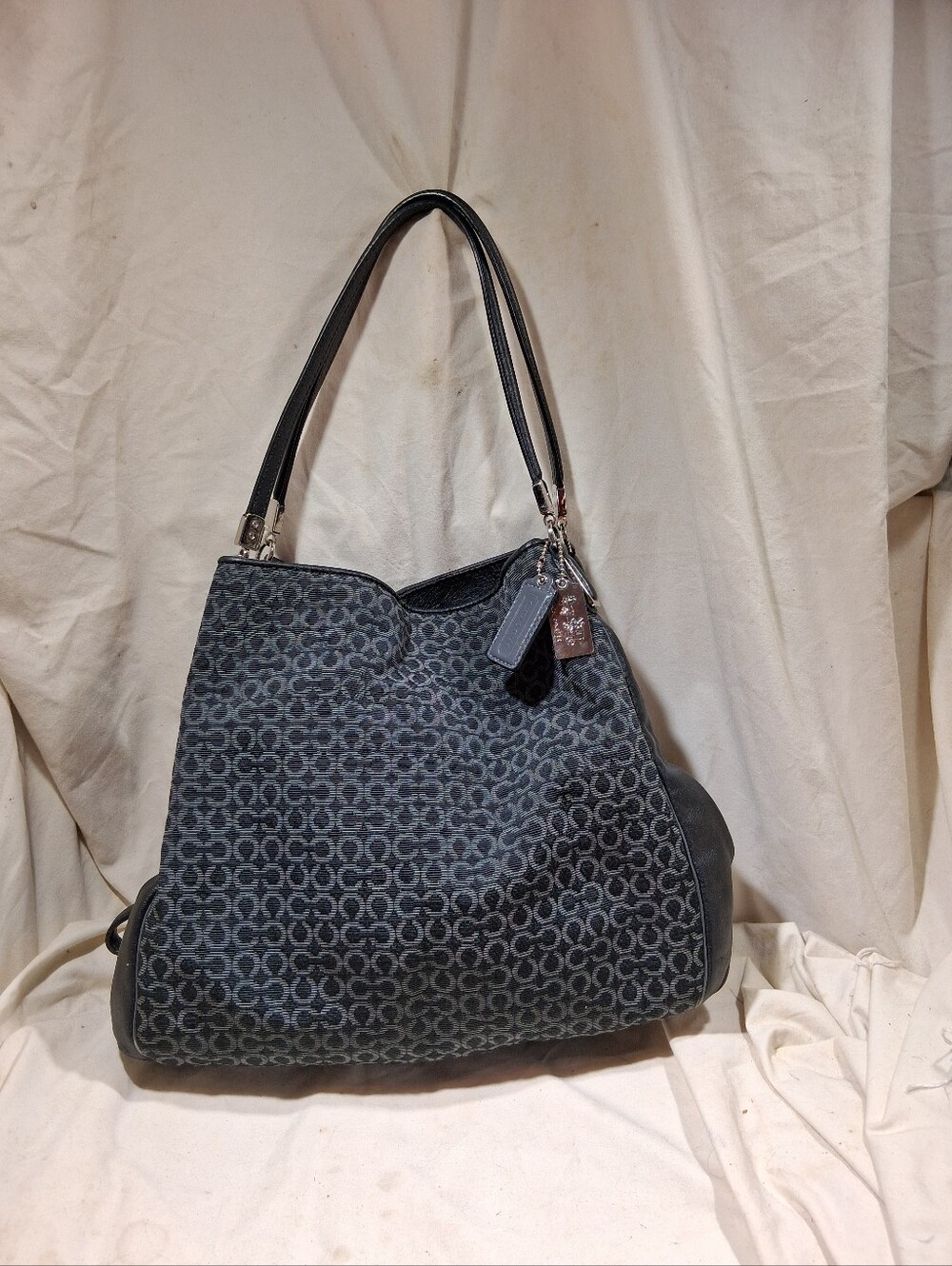 Coach Madison phoebe op art shoulder bag